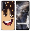 Funda Gel Tpu para OnePlus Nord diseño Helado Chocolate Dibujos