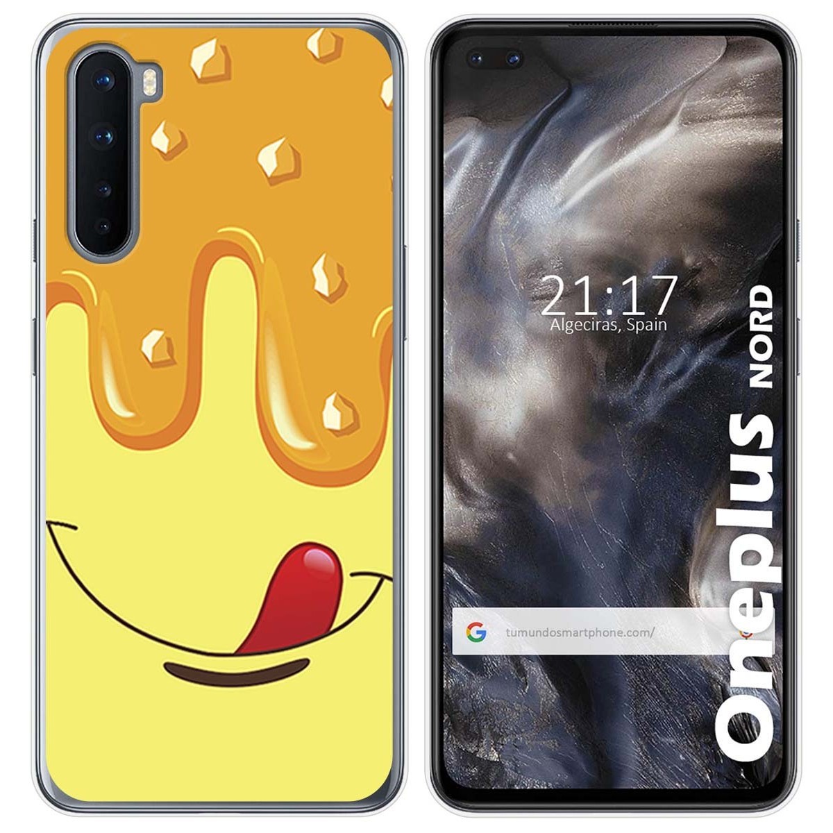 Funda Gel Tpu para OnePlus Nord diseño Helado Vainilla Dibujos