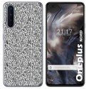 Funda Gel Tpu para OnePlus Nord diseño Letras Dibujos