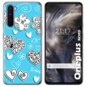 Funda Gel Tpu para OnePlus Nord diseño Mariposas Dibujos