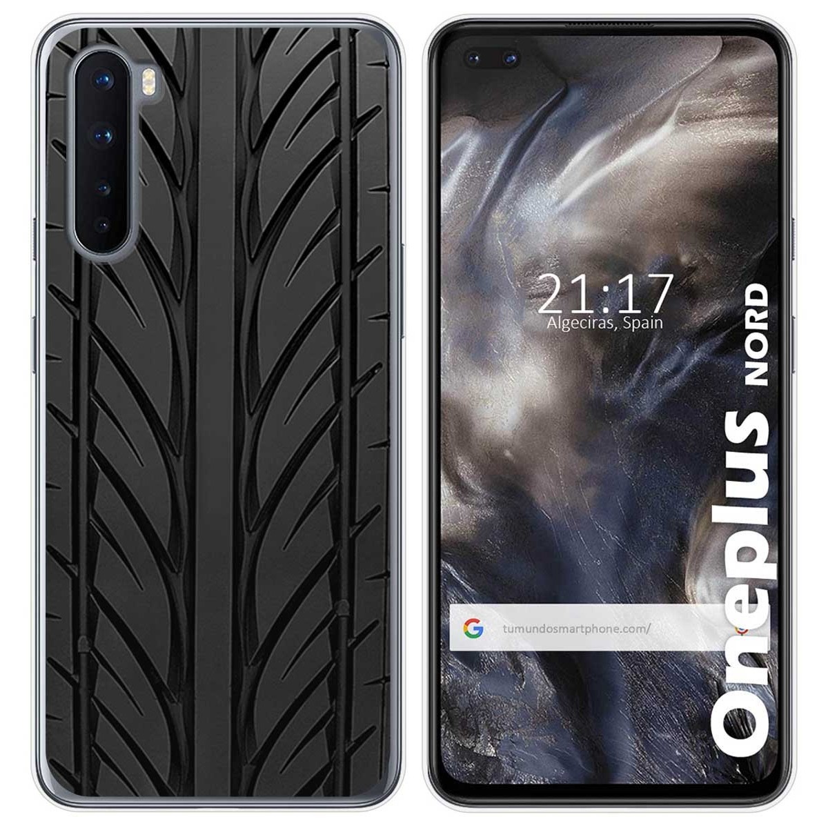 Funda Gel Tpu para OnePlus Nord diseño Neumatico Dibujos