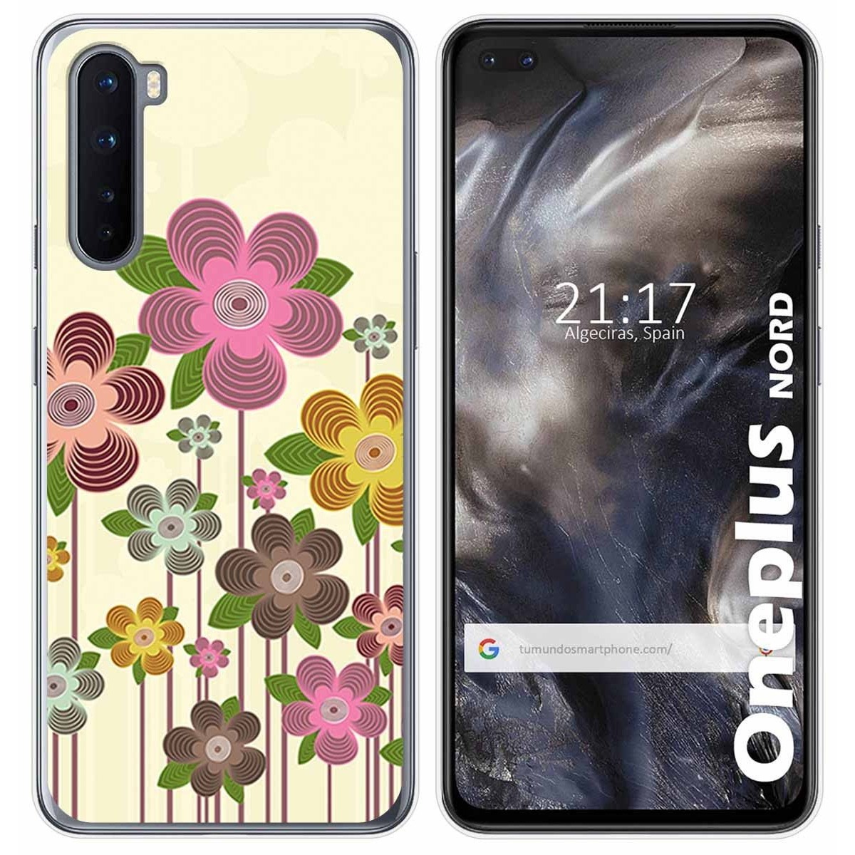 Funda Gel Tpu para OnePlus Nord diseño Primavera En Flor Dibujos