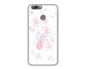 Funda Gel Tpu para Oukitel U20 Plus Diseño Flores Minimal Dibujos