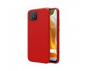 Funda Silicona Líquida Ultra Suave para Oppo Reno 4Z 5G color Roja