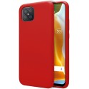 Funda Silicona Líquida Ultra Suave para Oppo Reno 4Z 5G color Roja