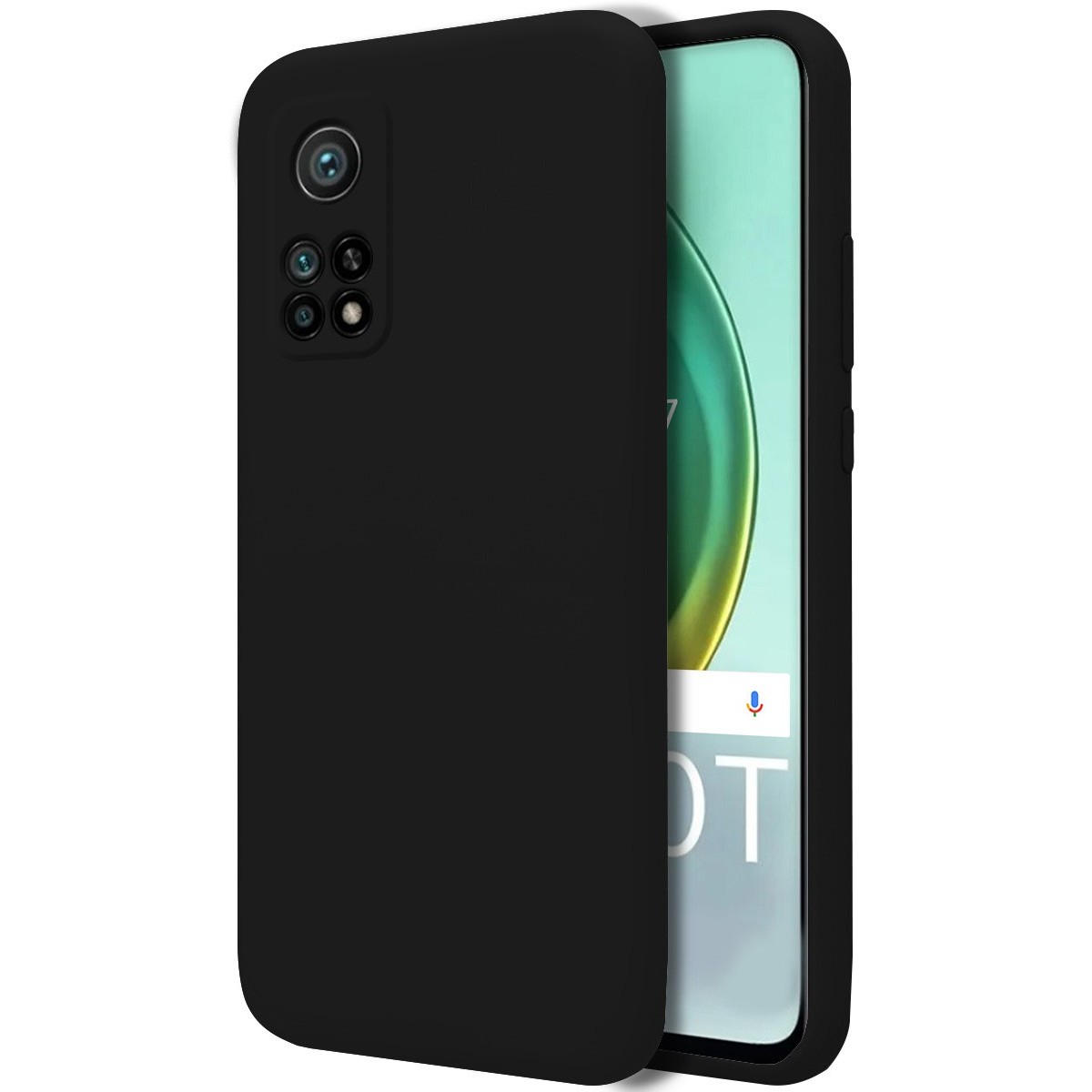 Funda Silicona Líquida Ultra Suave para Xiaomi Mi 10T / 10T Pro color Negra
