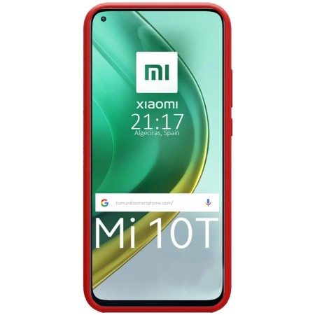 Funda Silicona Líquida Ultra Suave para Xiaomi Mi 10T / 10T Pro color Roja