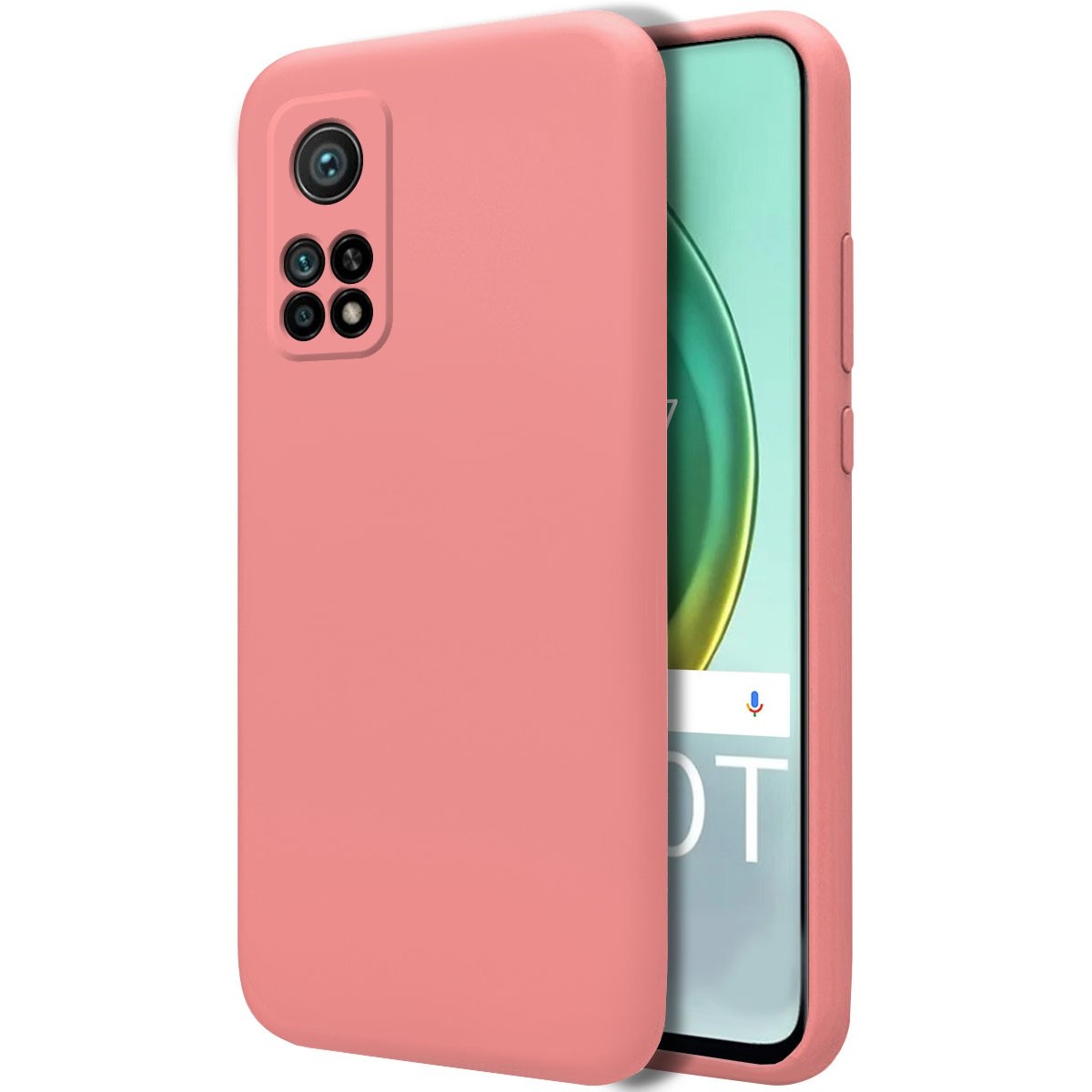 Funda Silicona Líquida Ultra Suave para Xiaomi Mi 10T / 10T Pro color Rosa