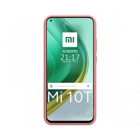 Funda Silicona Líquida Ultra Suave para Xiaomi Mi 10T / 10T Pro color Rosa