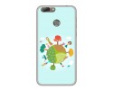 Funda Gel Tpu para Oukitel U20 Plus Diseño Familia Dibujos