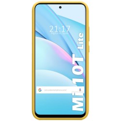 Funda Silicona Líquida Ultra Suave para Xiaomi Mi 10T Lite color Amarilla