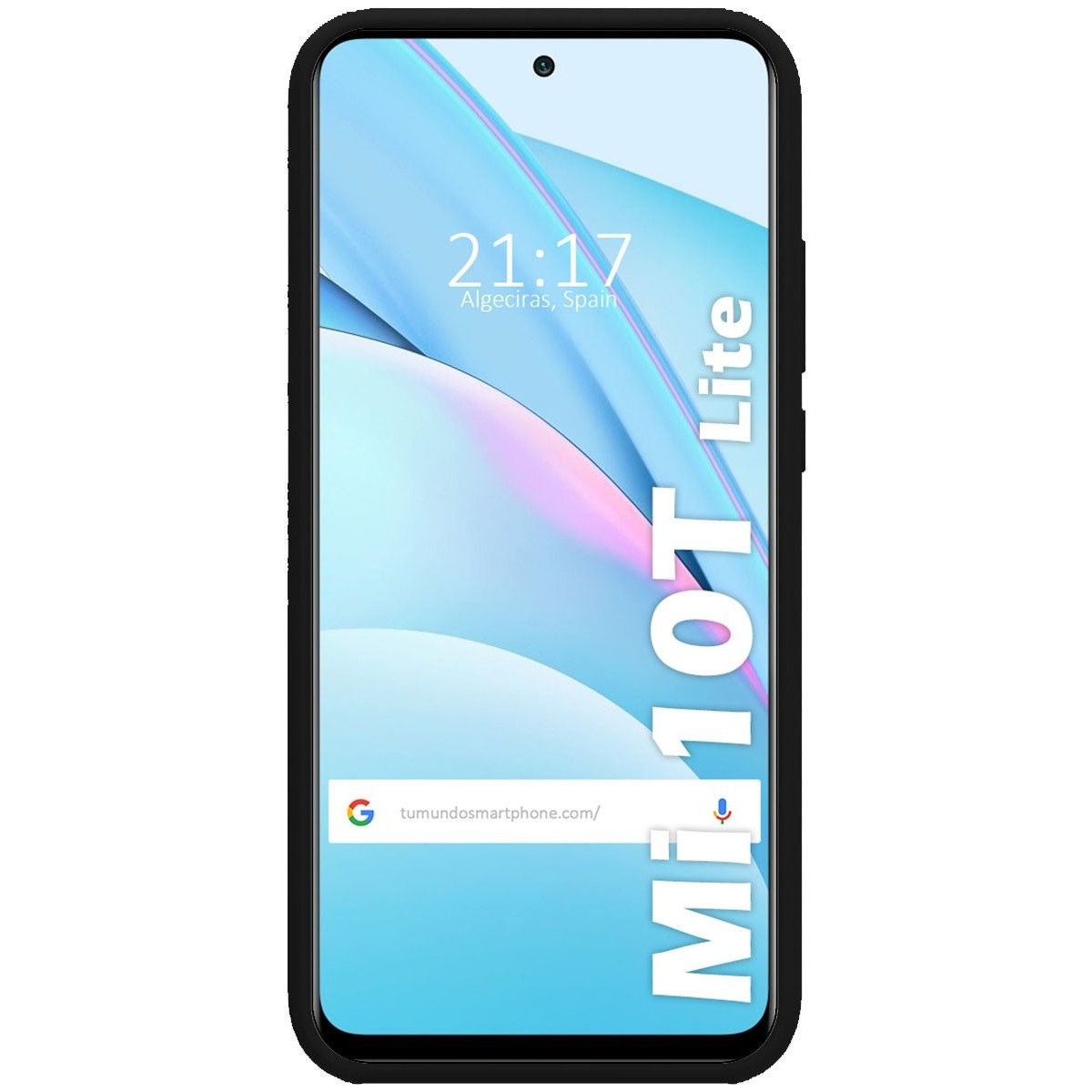 Funda Silicona Líquida Ultra Suave para Xiaomi Mi 10T Lite color Negra