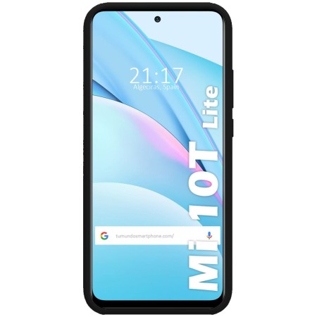 Funda Silicona Líquida Ultra Suave para Xiaomi Mi 10T Lite color Negra