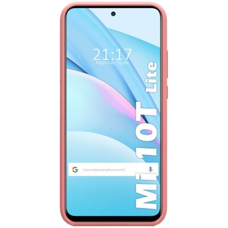 Funda Silicona Líquida Ultra Suave para Xiaomi Mi 10T Lite color Rosa