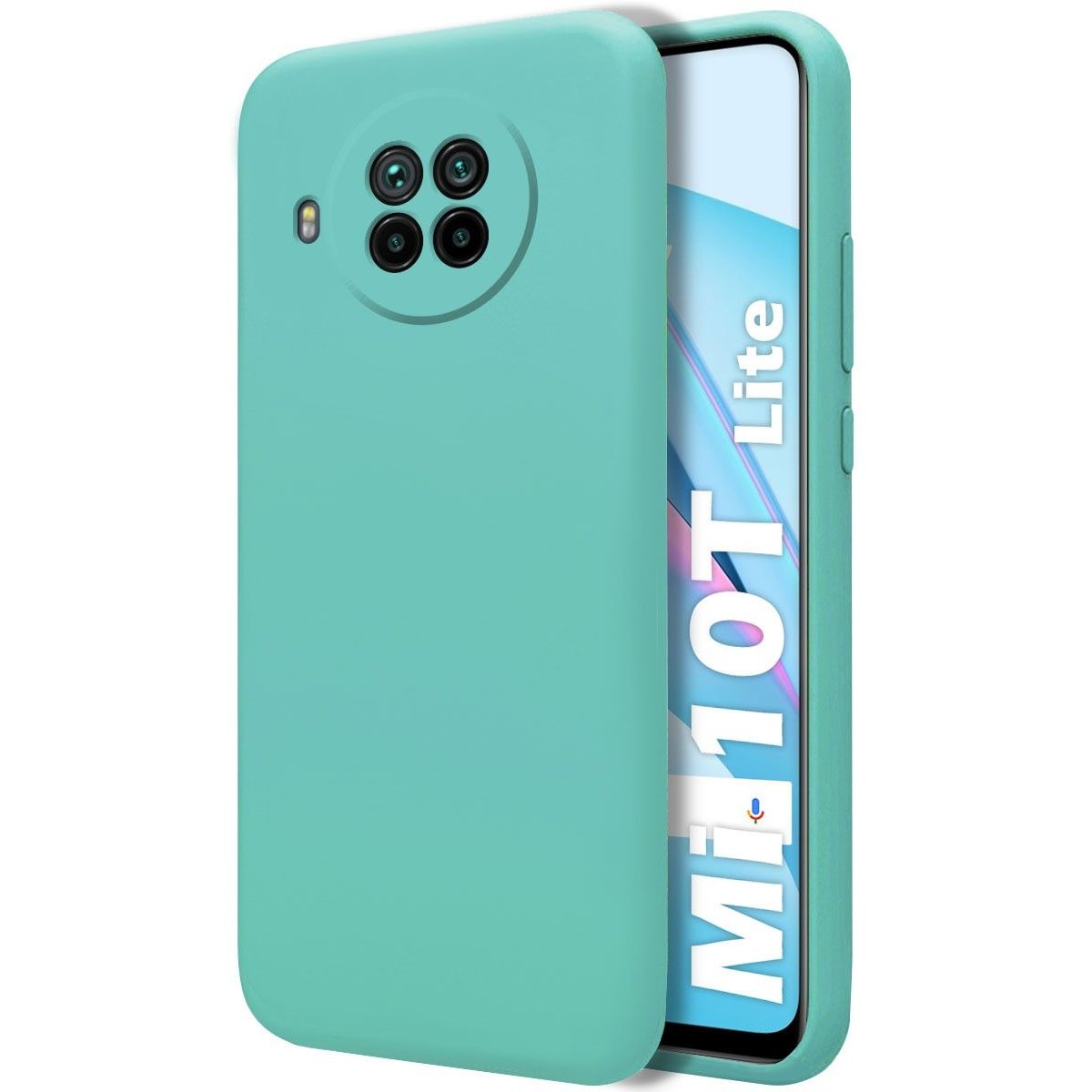 Funda Silicona Líquida Ultra Suave para Xiaomi Mi 10T Lite color Verde