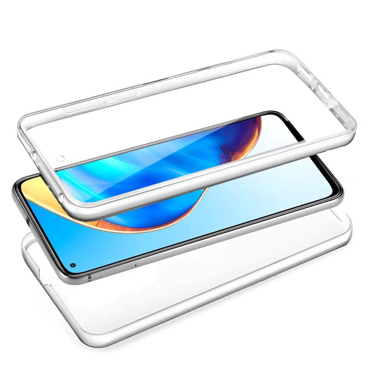 Funda Completa Transparente Pc + Tpu Full Body 360 para Xiaomi Mi 10T / 10T Pro