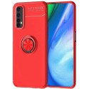 Funda Magnetica Soporte con Anillo Giratorio 360 para Realme 7 Pro Roja