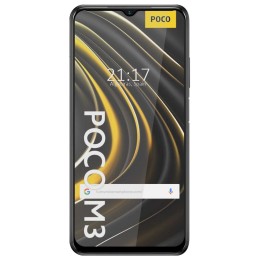Protector Cristal Templado Completo 5D Full Glue Negro para Xiaomi POCO M3 / Redmi 9T Vidrio 2