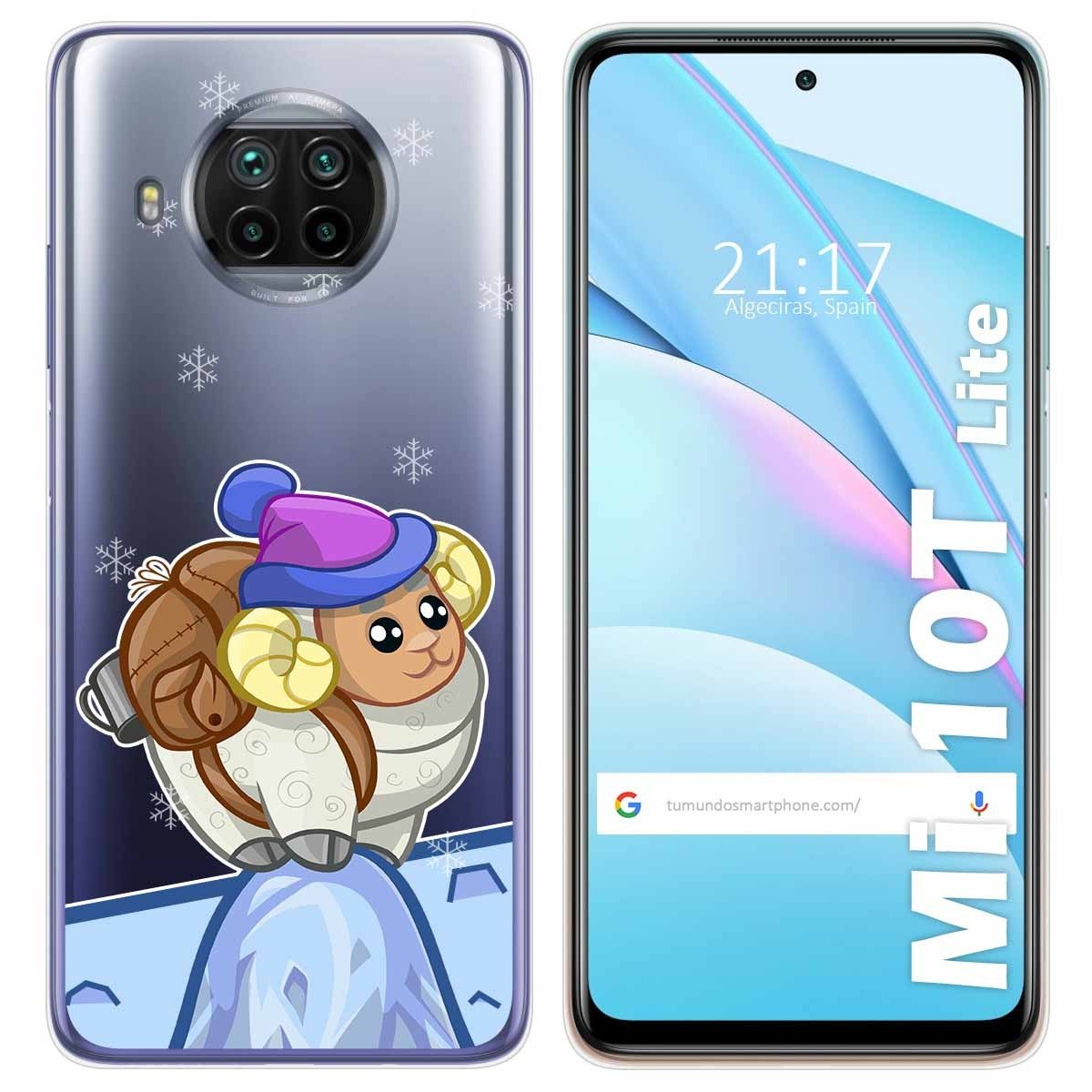 Funda Gel Transparente para Xiaomi Mi 10T Lite diseño Cabra Dibujos
