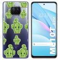 Funda Gel Transparente para Xiaomi Mi 10T Lite diseño Cactus Dibujos