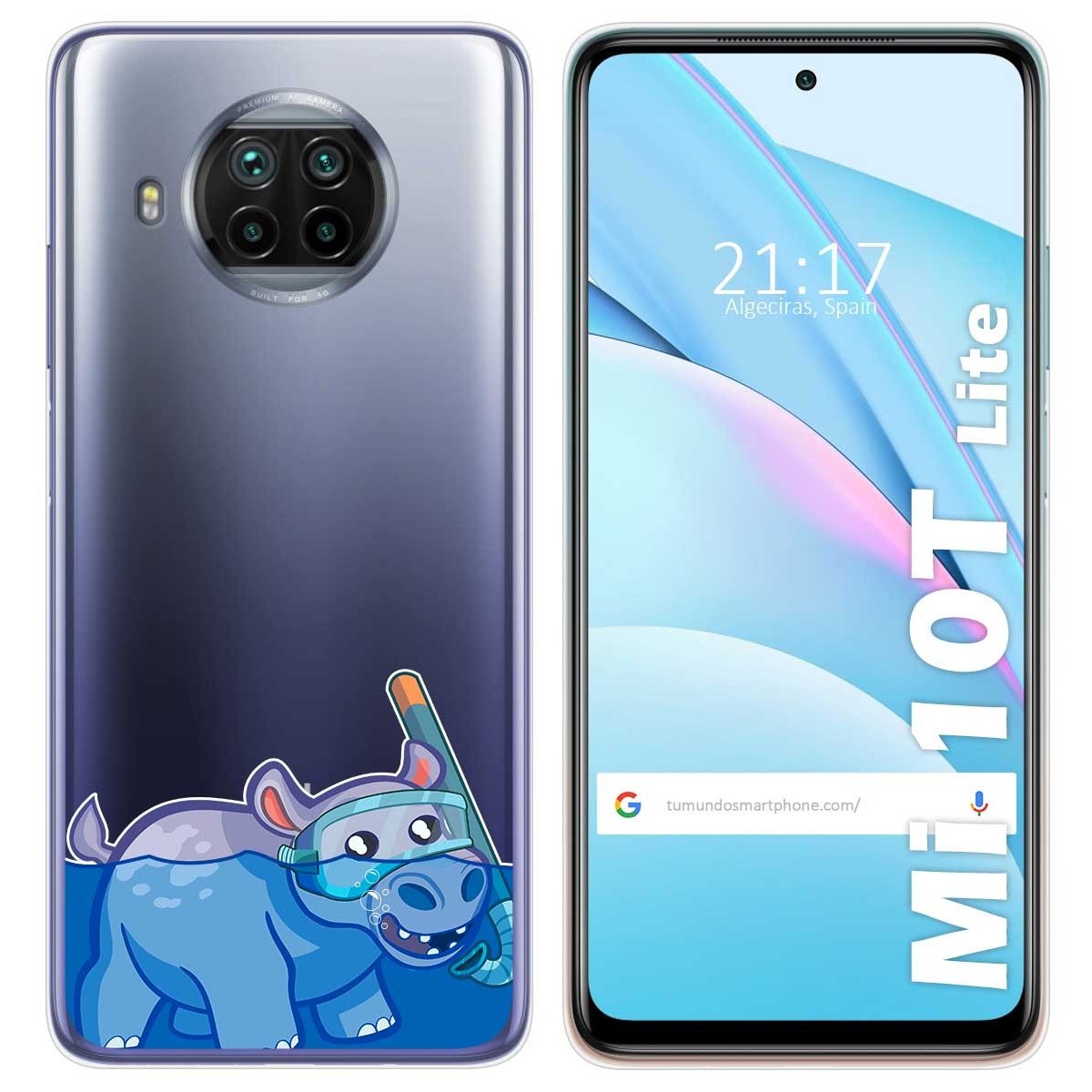 Funda Gel Transparente para Xiaomi Mi 10T Lite diseño Hipo Dibujos