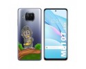 Funda Gel Transparente para Xiaomi Mi 10T Lite diseño Mono Dibujos