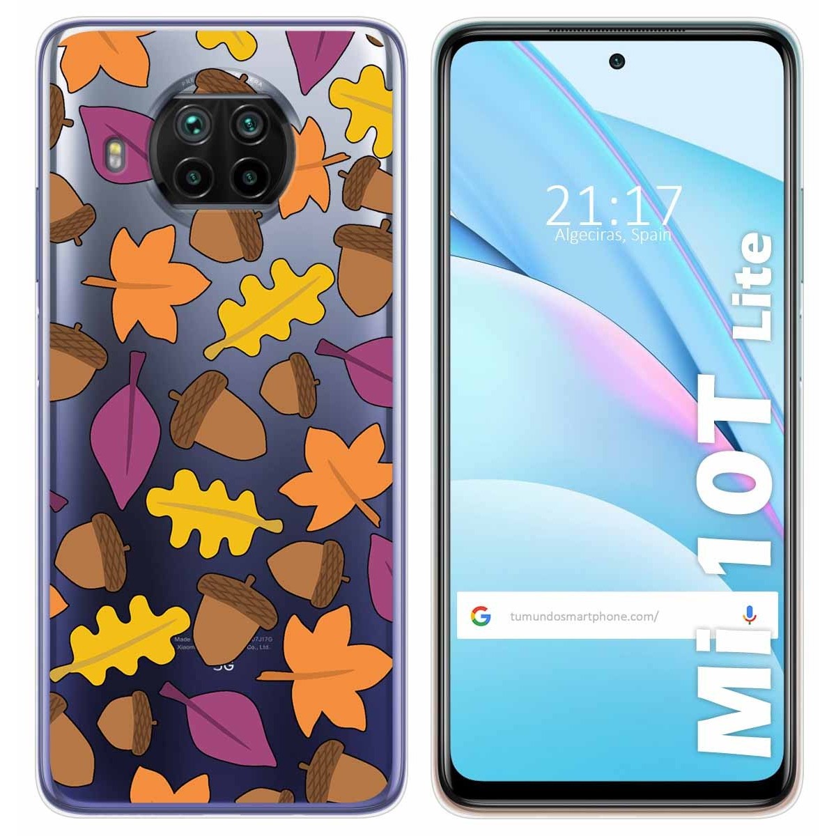 Funda Gel Transparente para Xiaomi Mi 10T Lite diseño Otoño Dibujos