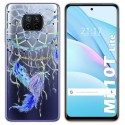 Funda Gel Transparente para Xiaomi Mi 10T Lite diseño Plumas Dibujos