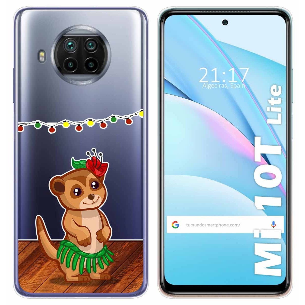 Funda Gel Transparente para Xiaomi Mi 10T Lite diseño Suricata Dibujos