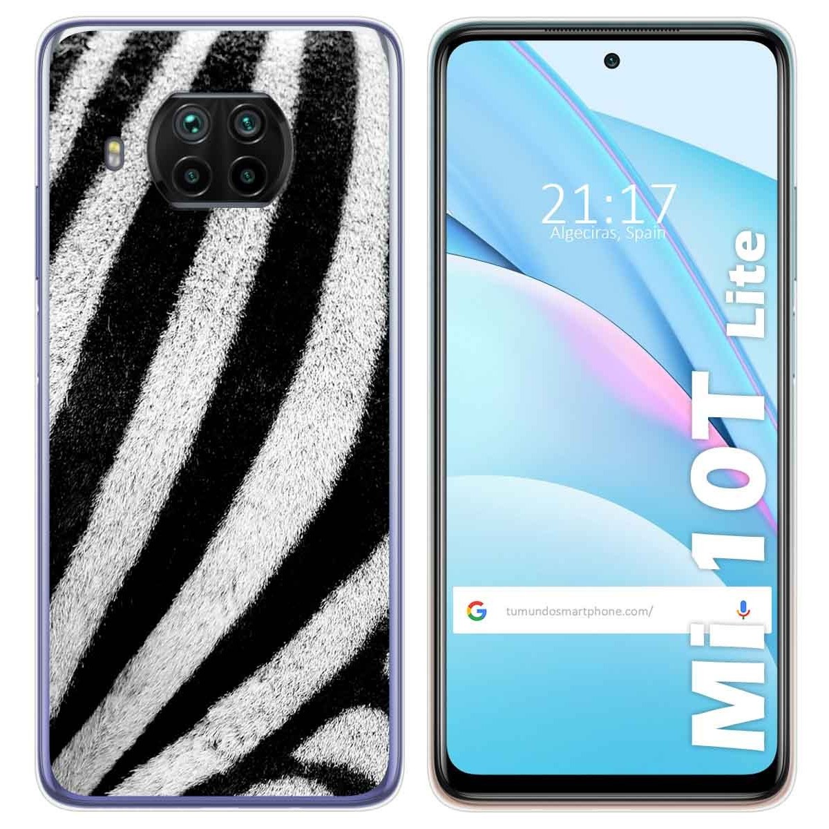 Funda Gel Tpu para Xiaomi Mi 10T Lite diseño Animal 02 Dibujos