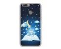 Funda Gel Tpu para Oukitel U20 Plus Diseño Libro Cuentos Dibujos