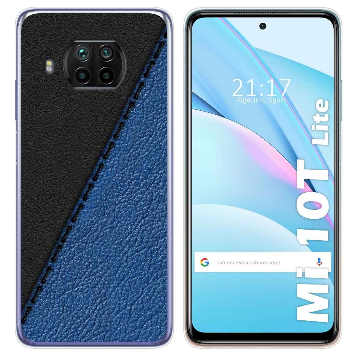 Funda Gel Tpu para Xiaomi Mi 10T Lite diseño Cuero 02 Dibujos