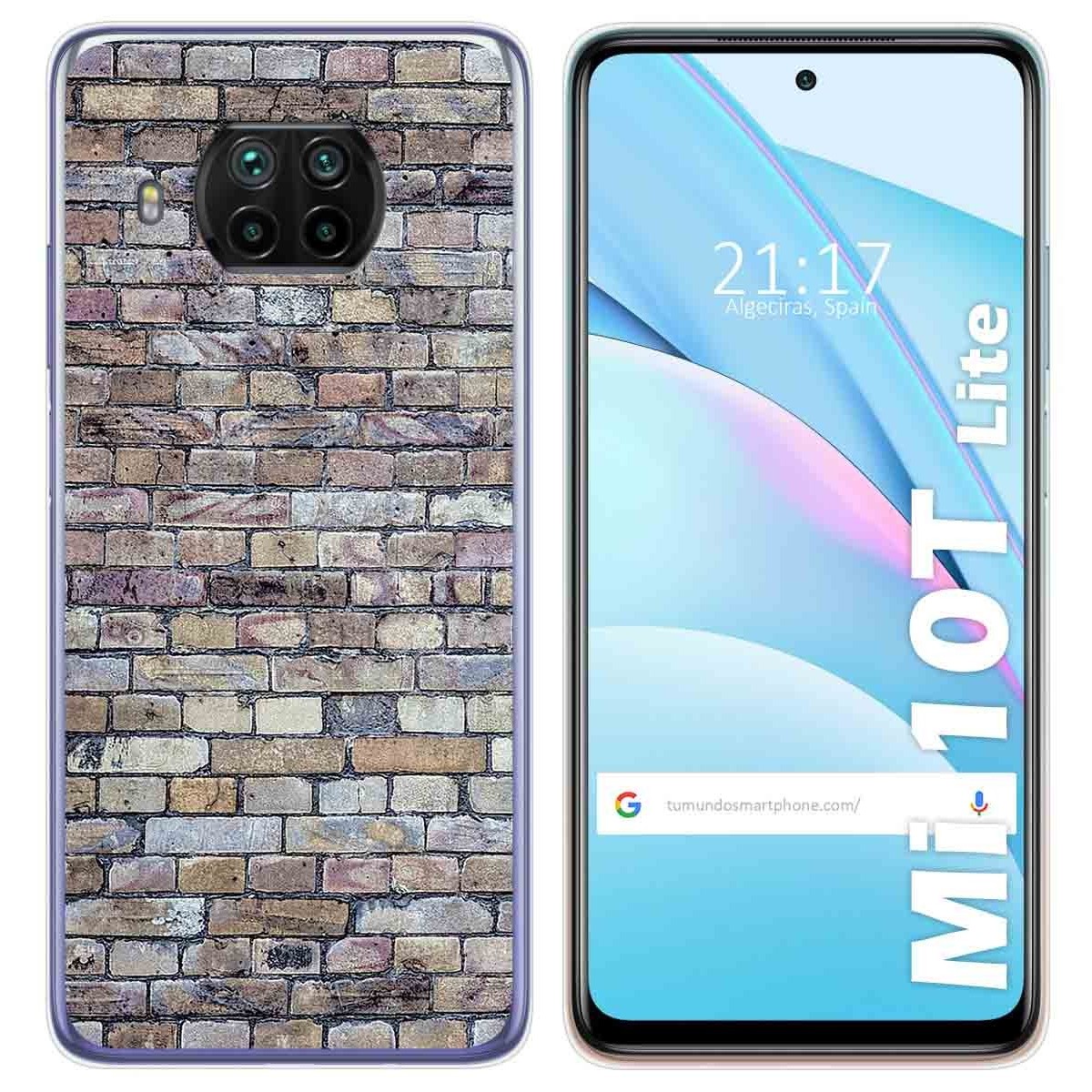 Funda Gel Tpu para Xiaomi Mi 10T Lite diseño Ladrillo 02 Dibujos