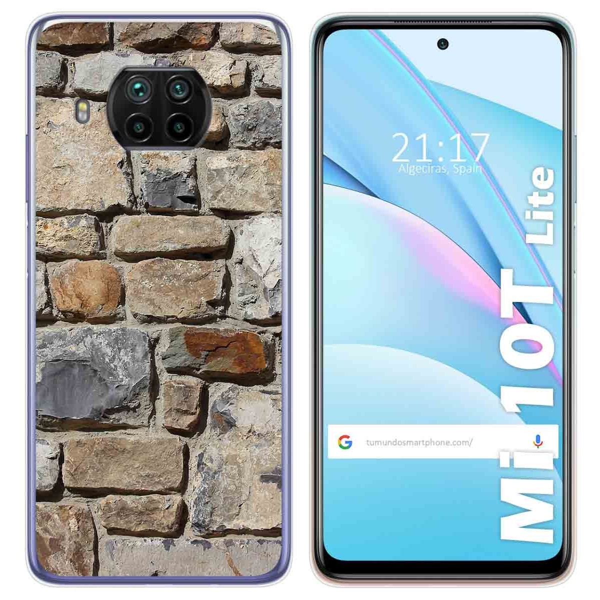 Funda Gel Tpu para Xiaomi Mi 10T Lite diseño Ladrillo 03 Dibujos
