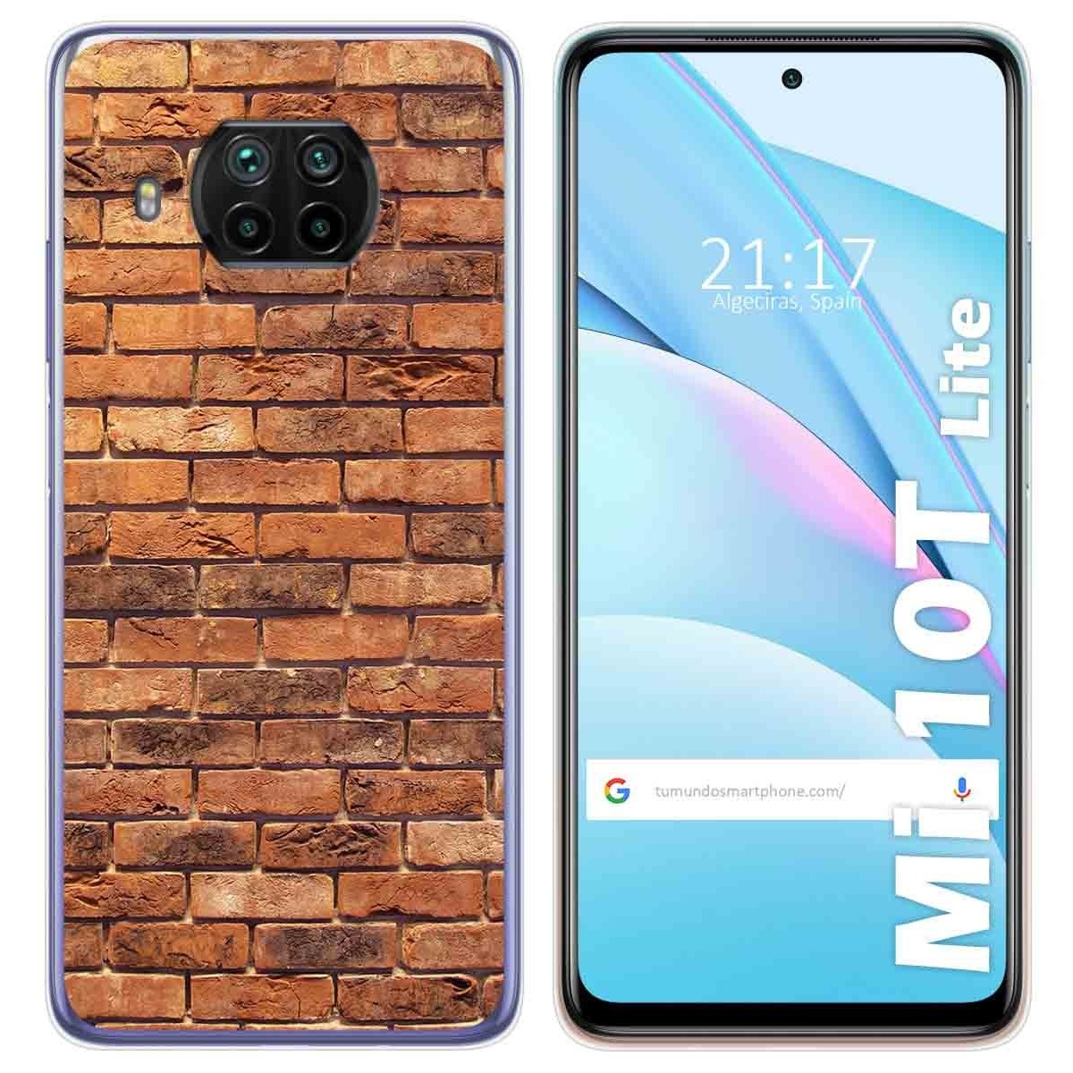 Funda Gel Tpu para Xiaomi Mi 10T Lite diseño Ladrillo 04 Dibujos