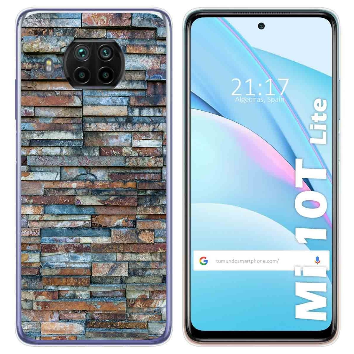 Funda Gel Tpu para Xiaomi Mi 10T Lite diseño Ladrillo 05 Dibujos