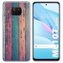 Funda Gel Tpu para Xiaomi Mi 10T Lite diseño Madera 10 Dibujos