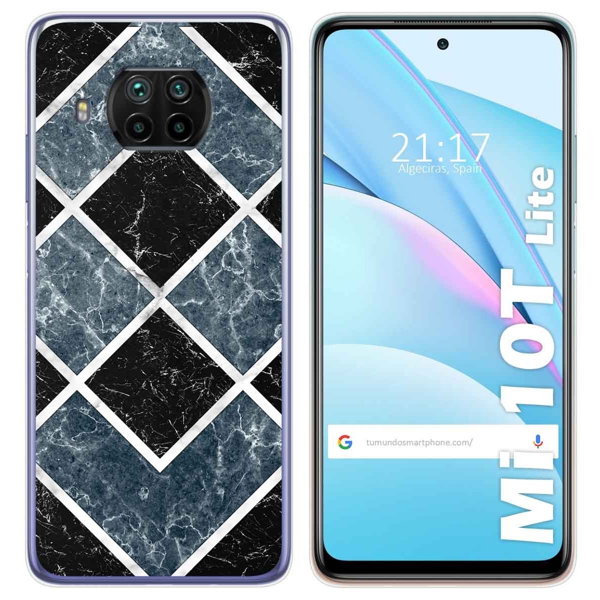 Funda Gel Tpu para Xiaomi Mi 10T Lite diseño Mármol 06 Dibujos