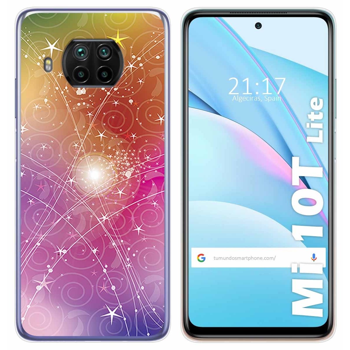 Funda Gel Tpu para Xiaomi Mi 10T Lite diseño Abstracto Dibujos