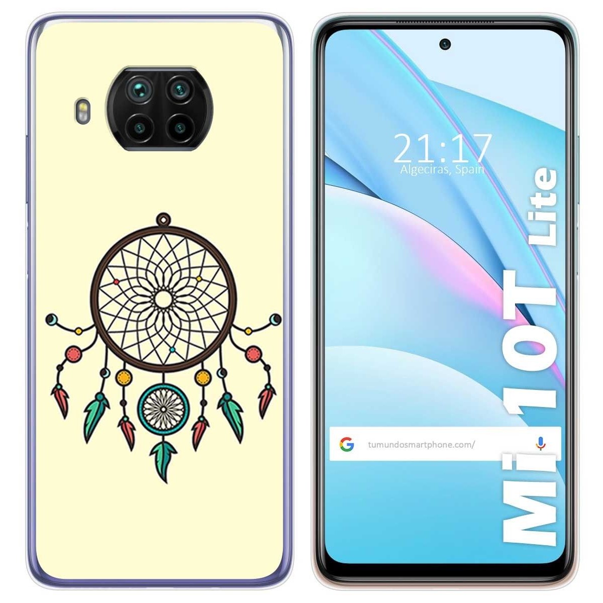 Funda Gel Tpu para Xiaomi Mi 10T Lite diseño Atrapasueños Dibujos