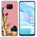 Funda Gel Tpu para Xiaomi Mi 10T Lite diseño Brochas Dibujos