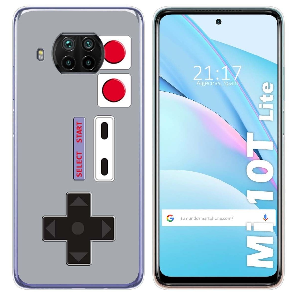 Funda Gel Tpu para Xiaomi Mi 10T Lite diseño Consola Dibujos