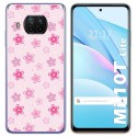 Funda Gel Tpu para Xiaomi Mi 10T Lite diseño Flores Dibujos