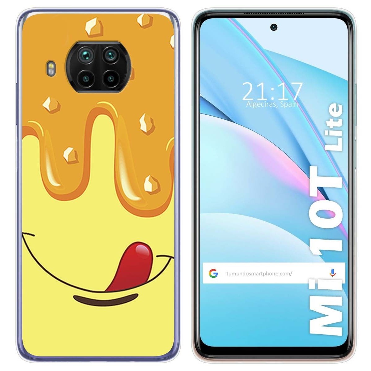 Funda Gel Tpu para Xiaomi Mi 10T Lite diseño Helado Vainilla Dibujos