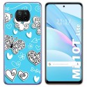 Funda Gel Tpu para Xiaomi Mi 10T Lite diseño Mariposas Dibujos