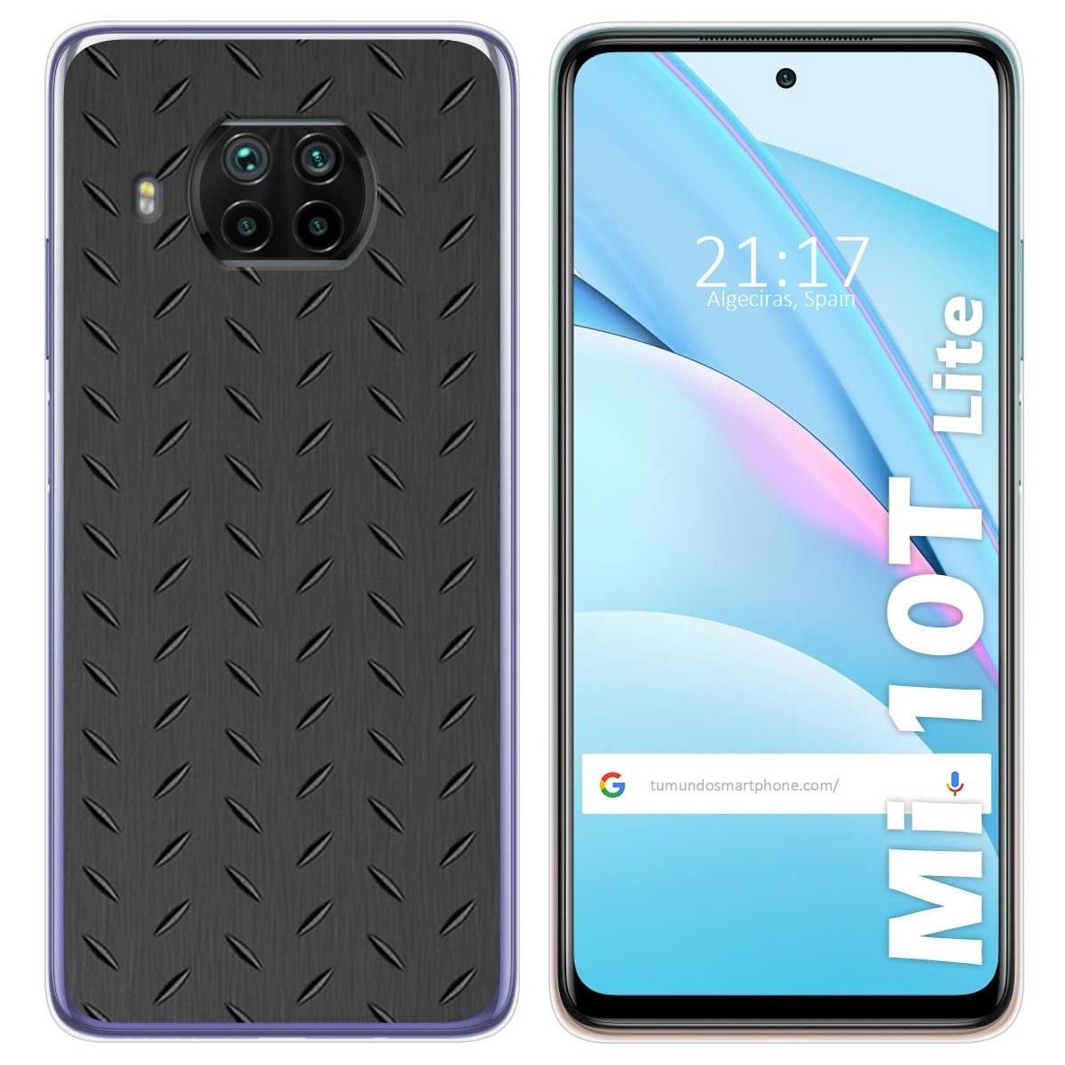 Funda Gel Tpu para Xiaomi Mi 10T Lite diseño Metal Dibujos