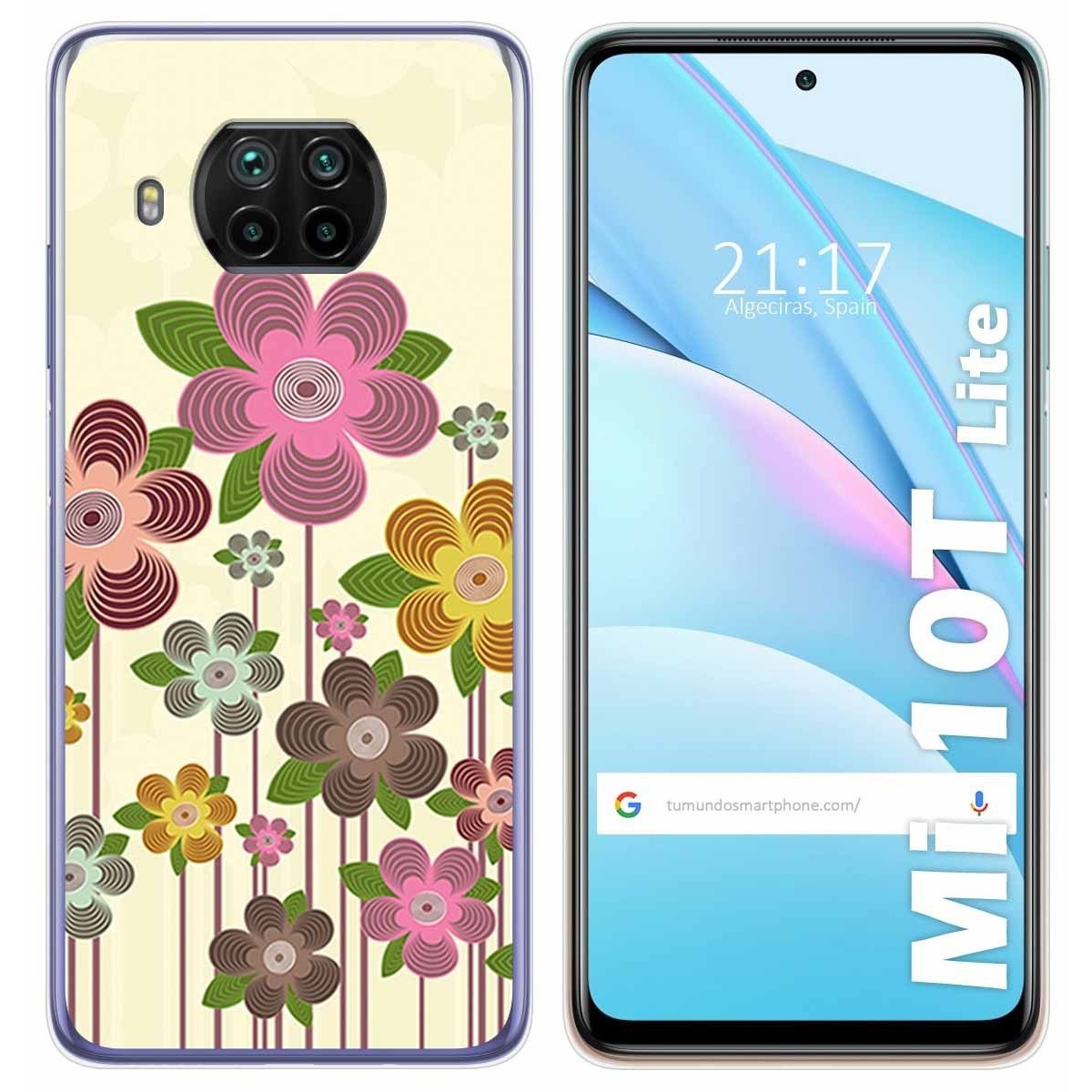 Funda Gel Tpu para Xiaomi Mi 10T Lite diseño Primavera En Flor Dibujos