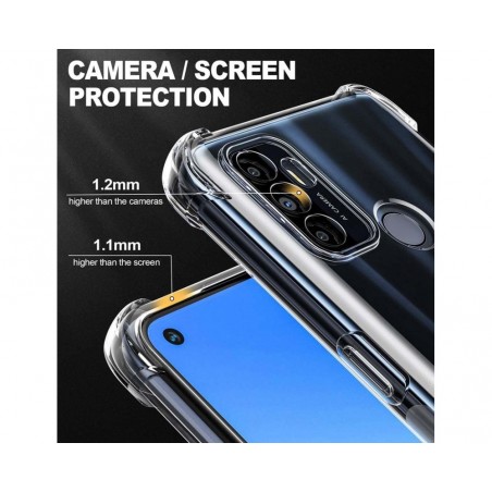 Funda Gel Tpu Anti-Shock Transparente para Oppo A53 / A53s