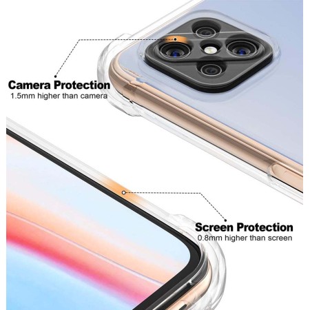 Funda Gel Tpu Anti-Shock Transparente para Oppo Reno 4Z 5G