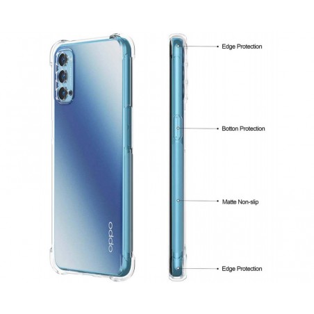 Funda Gel Tpu Anti-Shock Transparente para Oppo Reno 4 5G